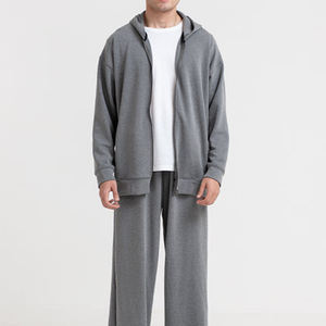 Ventes en gros de sweats à capuche unisexes à fermeture éclair, pull à capuche de haute qualité, sweats à capuche en molleton de coton surdimensionnés pour hommes, sweats à capuche vierges à personnaliser - Product Image 5