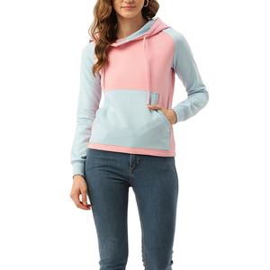 2025เสื้อมีฮู้ดแขนยาวแบบสวมหัวมีกระเป๋าขนแกะเสื้อฮู้ดดี้สำหรับผู้หญิงโลโก้ตามสั่งใหม่ - Product Image 3