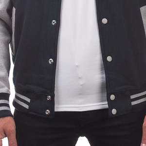 Precio bajo Transpirable Invierno Manga larga Lana Varsity Chaquetas High Street Cómodo Letterman Chaquetas - Product Image 6