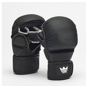 Gants de MMA en cuir respirant à faible MOQ pour adultes - Conception personnalisée, légers et antidérapants pour l'entraînement - Product Image 1