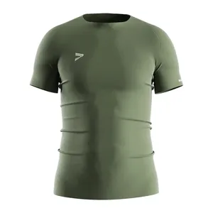 Pantalones de chándal para hombre, color verde militar, con costuras reforzadas y ecológicos, fabricante mayorista - Product Image 1