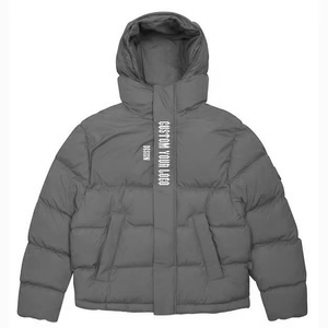 Venta al por mayor logotipo personalizado Oem impresión invierno algodón abrigo burbuja chaqueta hombres de gran tamaño al aire libre hombres Puffer chaquetas y abrigos - Product Image 1