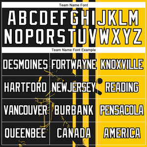 New Custom Logo & Design Gold <b>White</b> Black 3D Pattern Design Sportswear Pullover <b>Sweatshirt</b> Hoodie For Adults & Youth - Product Image 3