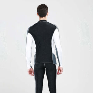 Nouveau 2025 Compression Personnaliser Logo Séchage Rapide Running Fitness Élastique À Manches Courtes Gym Rash Guard pour Hommes - Product Image 4