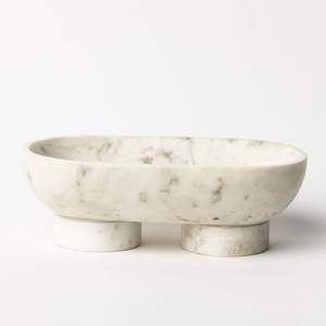 Cuenco para servir de mármol auténtico de primera calidad, perfecto para fiestas en casa, bodas y mesas de restaurante de lujo - Product Image 3