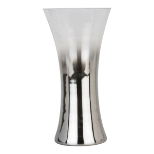 Grand vase de sol extérieur en aluminium moderne, fait main, léger, personnalisable, finition argentée, décoration pour la maison et les mariages QAMAR - Product Image 6