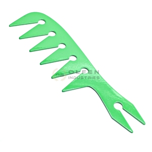 Peine de acero profesional para hombre, superventas, peine de peluquero, logotipo personalizado, Material de mango de plástico de acero inoxidable, uso en salón - Product Image 5