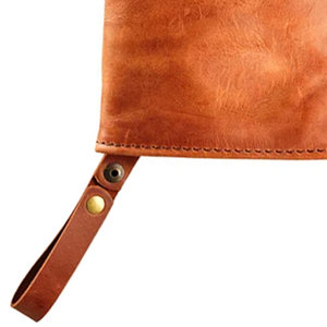 Gants de cuisson en cuir de vachette pour la cuisson professionnelle et l'utilisation de barbecue mitaines de sécurité résistantes à la chaleur pour la transformation industrielle des aliments - Product Image 4