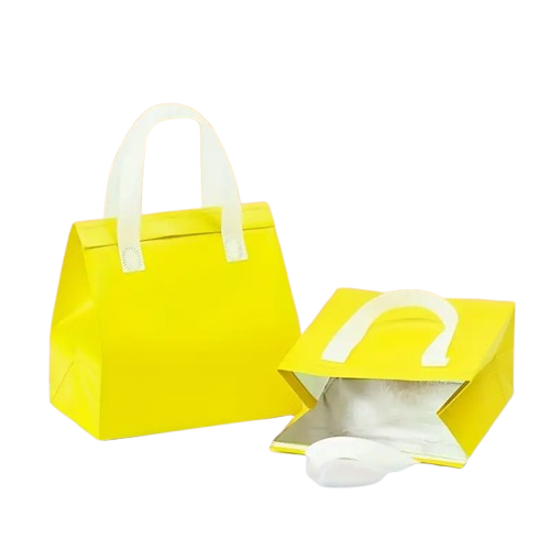 Custom Printed Non-Woven Cooler Bag Aluminum Foil Insulated Available in Various Sizes