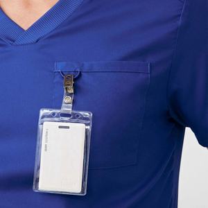 Conjunto de uniformes médicos personalizables para hombre, tela transpirable de alta calidad, varios colores y tamaños, uniforme hospitalario para médicos - Product Image 2