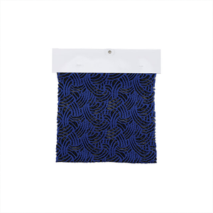 [C2 Textile] Encaje Coreano con Borde Decorativo, Tela de Encaje Moderna con Patrón de Rayas Texturizadas, Mezcla de Nailon para Prendas y Decoración - Product Image 4