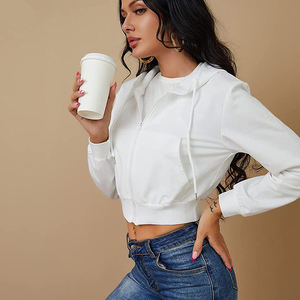 Dernière mode hivernale Sweat à capuche à manches longues pour femmes Logo personnalisable imprimé 100% sweats à capuche en coton en vente - Product Image 4