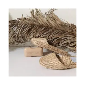 Eco-friendly Slippers Footwear - Home water hyacinth Sandals For Women with low price - Handicraft in Vietnam 99GD