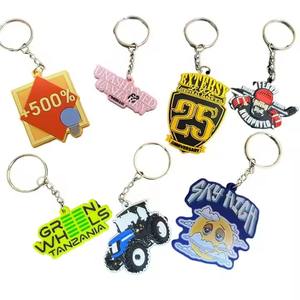 Porte-clés amusant en PVC 2025 Style en caoutchouc personnalisé pour les cadeaux pour les fêtes d'enfants et les paquets de gros - Product Image 4