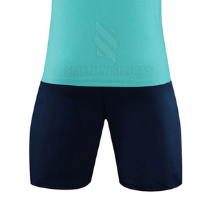 ชุดฟุตบอลผู้ใหญ่แบบปรับแต่งได้ ระบายอากาศ แห้งเร็ว ผลิตจากโพลีเอสเตอร์ 100% SMITHY SPORTS ขายดี บริการ OEM - Product Image 6