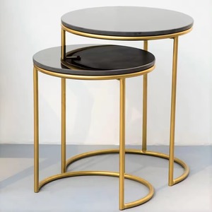 Modern Luxury Customized Color <b>Adjustable</b> Coffee <b>Table</b> with Nordic Glass Top and Iron <b>Legs</b> Living Room Furniture - Product Image 3