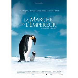 Modern March of the Penguins <b>Poster</b> Stylish Wall Decor Made of Paper - Product Image 1