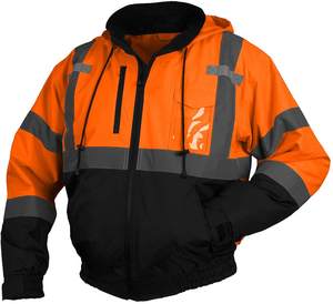 Veste de sécurité haute visibilité réfléchissante, confortable, imperméable, respirante, en softshell, dernier design, antistatique, en polyester - Product Image 4