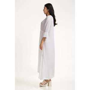 Vestido de Mujer con Estampado Floral, Corte Regular, Volantes de Crochet, Talla XL, para Fiestas Diurnas, Estilo Africano/Europeo/Americano WM-DRS-SS24-061 - Product Image 5