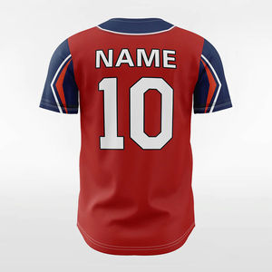 Jersey de béisbol transpirable con logotipo bordado personalizado al por mayor, ropa de béisbol personalizable, camiseta de béisbol de nuevo estilo - Product Image 3