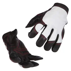 皮革手套价格便宜耐磨皮革手防护安全工作焊接手套