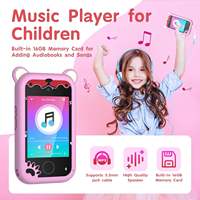 Funda Protectora Suave de ABS JXD S10 para Teléfono de Juguete para Niños con Tarjeta SD, Pantalla Táctil, 16 GB, Unisex