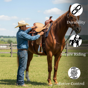 Selle de cheval en cuir lourd de qualité supérieure - Product Image 3