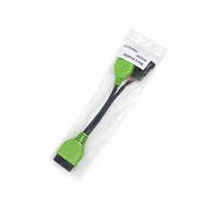 Cable adaptador de diagnóstico profesional Autroniq AC018 Vespa OBD2 de 16 pines a 5 pines macho y 5 pines hembra para motocicletas