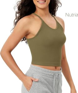 NG 2026 Camisetas sin mangas casuales de cuello cuadrado para mujer, de punto transpirable, lisas, con logo personalizado, largas - Product Image 6