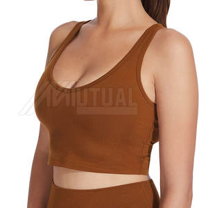Sujetador deportivo para mujer activo Sujetador deportivo de poliéster de LICRA ligero y transpirable Ropa hecha en Pakistán - Product Image 2