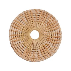 Gran oferta posavasos de mimbre de ratán, posavasos de mimbre ovalado de lino tejido de yute, posavasos de mimbre para mesa de comedor, soporte resistente al calor de SCI - Product Image 4