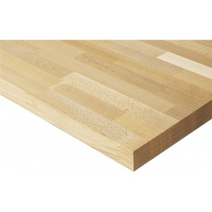 Piano di lavoro in faggio massello, B2500 x P700 x H50 mm - Product Image 1