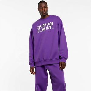 High Quality Sweatsuit Manufacturers Oversized <b>Black</b> Embroidered <b>Zip</b> up <b>Hoodie</b> and Jogger Two Piece Set Rhinestone Tracksuits - Product Image 4