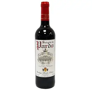 Kaliteli ispanyolca Tempranillo kırmızı şarap Senorio de prado masa kırmızı şarap Manchuela - La Mancha 75 cl - 14% alkol
