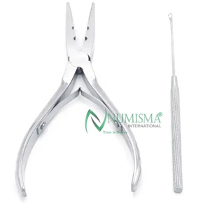 คีมต่อผม Pro Bead Pliers พร้อมโลโก้สั่งทำ อุปกรณ์ต่อผมระดับมืออาชีพ คีมสแตนเลสสำหรับต่อผม บรรจุภัณฑ์แบบกำหนดเองได้ - Product Image 6
