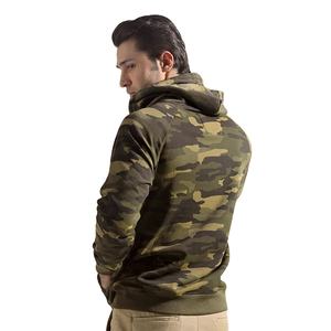 Sweat-shirt à capuche décontracté pour homme avec poches, en molleton doux de coton et polyester, imprimé, respirant et écologique, idéal pour l'automne et les journées froides - Product Image 3