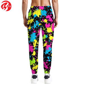 Pantalon de jogging en tissu doux pour l'entraînement Pantalon de course à pied respirant Pantalon de jogging imprimé Slim Fit - Product Image 4