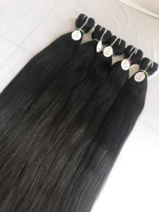 # 1B Couleur Droite Machine Double Trame Humaine Bundle Cuticule Aligné Remy Raw Non Transformés Vierge Vendeur D'extension De Cheveux En Gros - Product Image 6