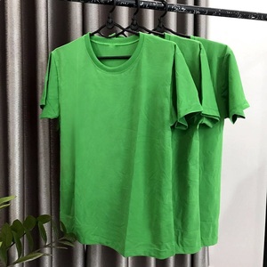 เสื้อยืดผ้าฝ้ายแบบเรียบจำนวนมากสำหรับฤดูร้อน-เสื้อยืดใช้ได้ทั้งชายและหญิง-เสื้อยืดแขนสั้น - Product Image 3