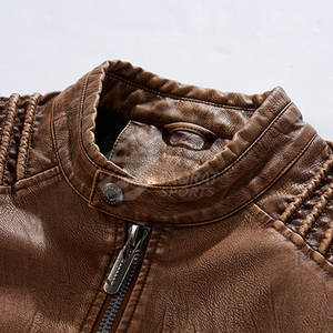 Veste en cuir de vache pour homme, best-seller, design unique, légère et respirante pour l'hiver, logo sur le devant - Product Image 3