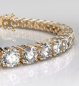 Bracelet tennis, bracelet tennis en or, bracelet tennis, bracelet délicat, bracelet diamant, cadeau pour elle, bracelet minimaliste - Product Image 2