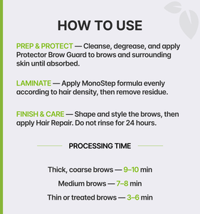 BrowXenna ®   Kit de Sistema de Lifting de Cejas MonoStep, Laminación 10 ml + Protector 15 ml - Product Image 3