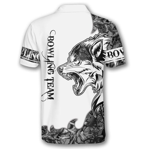 Custom <b>bowling</b> <b>shirts</b> for <b>men</b> women and youth with all-over sublimation designs durable stretch material and personalized logos - Product Image 4
