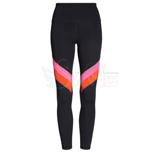 Vente en gros de leggings de haute qualité pour femmes fabriqués sur mesure avec logo respirant style décontracté à la taille moyenne - Product Image 4