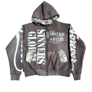 Sweat à capuche en détresse Vintage déchiré Streetwear pull décontracté hommes femmes sweat à capuche en détresse Vintage pull à capuche en détresse - Product Image 5