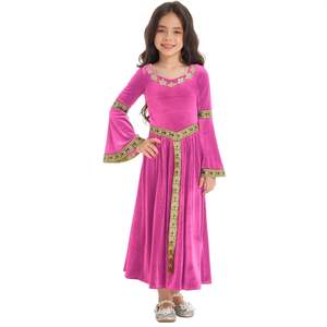 Disfraz Medieval Infantil con Decoración Bordada para Niñas - Product Image 6
