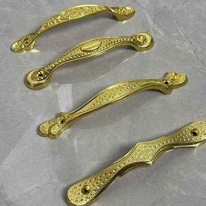 Tay cầm bằng nhôm vàng đồng đỏ, Trọng lượng nhẹ, sang trọng, thích hợp cho tủ, bàn, tủ quần áo - Product Image 6