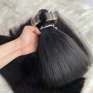 100% Remy peau trame bande dans l'extension de cheveux pleine cuticule Extensions de cheveux humains vietnamiens ruban de haute qualité dans les extensions de cheveux - Product Image 6
