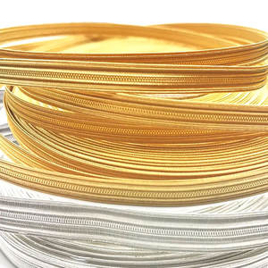 Professional Design High Quality <b>Gold</b> Thread Mylar Braid Lace Ceremonial Bullion Wire Braid Lace for Personal Defense Equipment - Product Image 2
