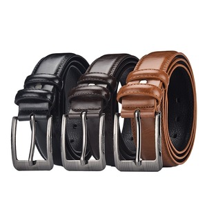 เข็มขัดหนังพีวีซีสีขาวสำหรับพิธีการหัวเข็มขัดโลหะผสมป้ายโลโก้ที่กำหนดเองปัญหาการควบคุมอย่างหนัก - Product Image 6